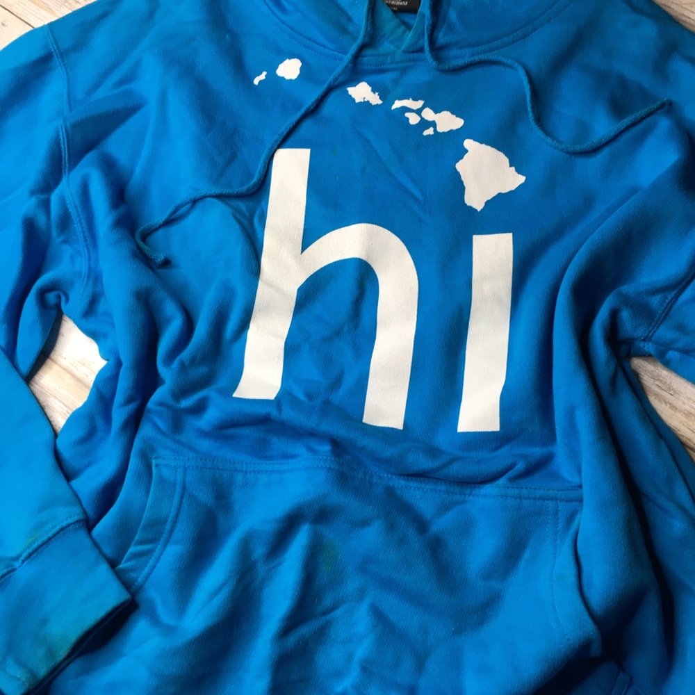 Hawaii “HI” pullover hoodie XL